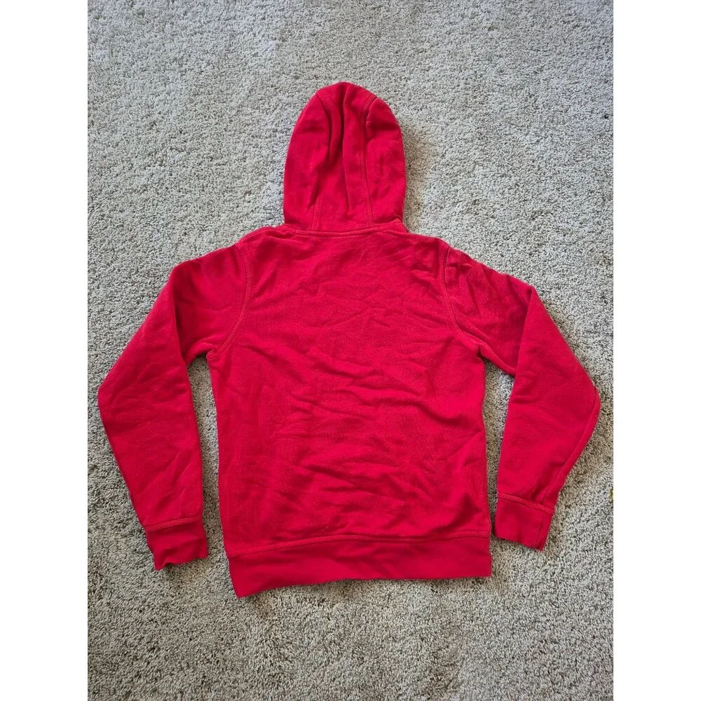 Nike Women's Size‎ S Pullover Hoodie Red Sweater Comfort Casual Essential